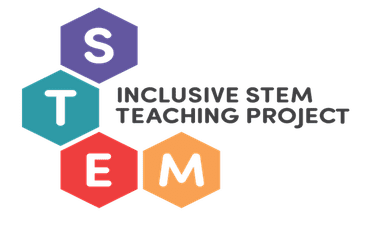 Logo with the letters STEM and words Inclusive STEM Teaching Project